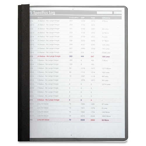 Business Source Letter Report Cover 8 1/2" x 11" - 100 Sheets Capacity - 3 x Prong Fastener(s) - Black - Textured, Non-stick - 25 / Box (BSN78520)