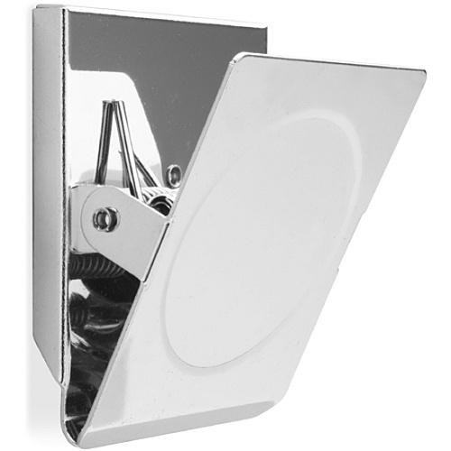 Business Source Nickel Plated Magnetic Clips 1.5" Length - Chrome - Metal - 1 Each (BSN37512)