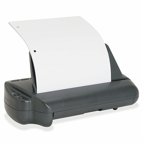 Business Source Electric Adjustable 3-hole Punch 3 Punch Head(s) - 30 Sheet of 20lb Paper - 1/4" Punch Size - 17.8" Width x 5.3" Depth x 8.3" Height - Gray (BSN62901)