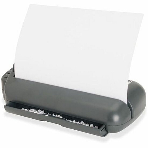 Business Source Electric Adjustable 3-hole Punch 3 Punch Head(s) - 30 Sheet of 20lb Paper - 1/4" Punch Size - 17.8" Width x 5.3" Depth x 8.3" Height - Gray (BSN62901)