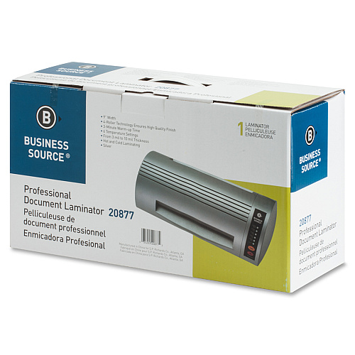 Business Source 9" Professional Document Laminator 9" Lamination Width - 10 mil Lamination Thickness (BSN20877)