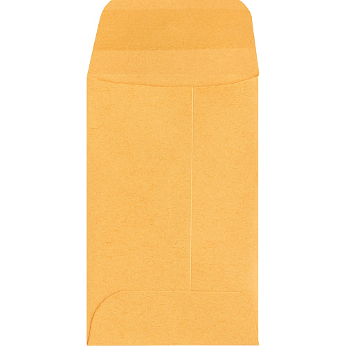 Business Source Small Coin Kraft Envelopes Coin - #1 - 2 1/4" Width x 3 1/2" Length - 20 lb - Gummed - Brown Kraft - Kraft - 500 / Box (BSN04440)