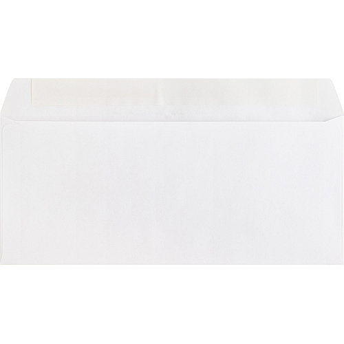 Business Source Plain Peel/Seal Business Envelopes Business - #10 - 9 1/2" Width x 4 1/8" Length - 24 lb - Peel & Seal - White - Wove - 500 / Box (BSN04646)