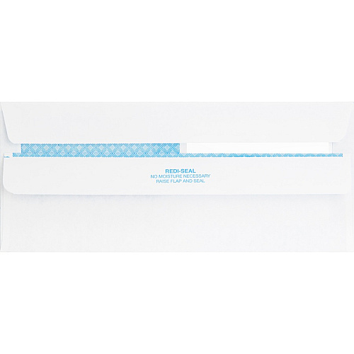 Business Source Double Window No. 8-5/8 Check Envelopes Double Window - #8 5/8 - 8 5/8" Width x 3 5/8" Length - 24 lb - Self-sealing - White - 500 / Box (BSN04650)