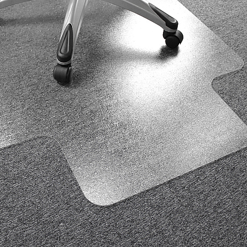 Cleartex Ultimat Ultimat&reg; Polycarbonate Lipped Chair Mat for Carpets over 1/2" - 35" x 47" Carpeted Floor, Floor, Home, Office, Carpet - 47" Length x 35" Width x 0.110" Depth x 0.110" Thickness - Lip Size 10" Length x 20" Width - Lipped - P (118927LR)