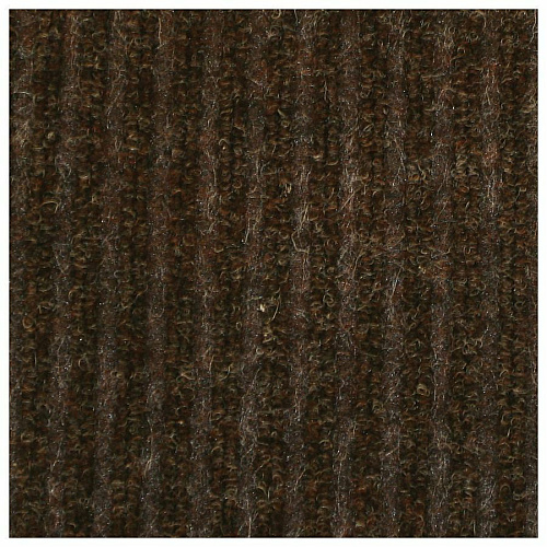 Genuine Joe Gold Dual-Rib Hard Surface Floor Mat Hard Floor - 60" Length x 36" Width - Polypropylene, Vinyl - Chocolate - 1 Each (GJO02400)