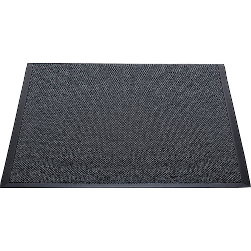 Genuine Joe Ultraguard Berber Heavy Traffic Mat Hard Floor, Indoor, Outdoor - 60" Length x 36" Width - Rubber - Charcoal Black - 1 Each (GJO02402)