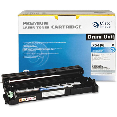 Elite Image Remanufactured Drum Cartridge Alternative For Brother DR420 Laser Print Technology - 12000 - Black - 1 Each (75496)