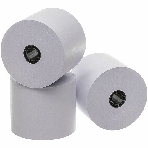 Business Source Single-ply 150' Machine Paper Rolls 2 1/4" x 150 ft - Sustainable Forestry Initiative (SFI) - Lint-free - White - 3 / Pack (BSN31820)