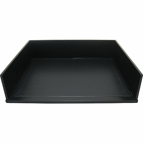 Victor 1154-5 Midnight Black Stacking Letter Tray