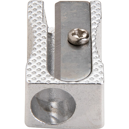 Integra Aluminum Pocket Pencil Sharpener 1 Hole(s) - Aluminum - Silver - 1 Each (42852)