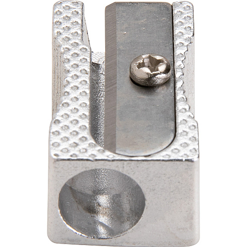 Integra Aluminum Pocket Pencil Sharpener 1 Hole(s) - Aluminum - Silver - 1 Each (42852)