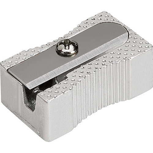 Integra Aluminum Pocket Pencil Sharpener 1 Hole(s) - Aluminum - Silver - 1 Each (42852)