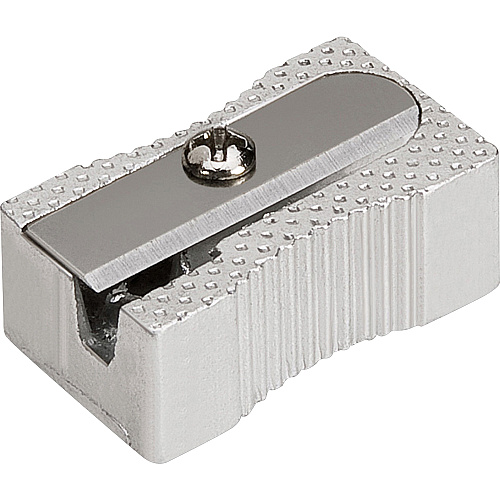 Integra Aluminum Pocket Pencil Sharpener 1 Hole(s) - Aluminum - Silver - 1 Each (42852)