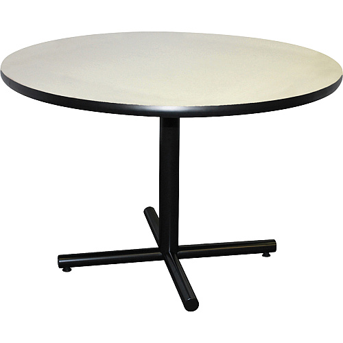 Lorell Hospitality Cafe-Height Table X-Leg Base Black X-shaped Base - 27.50" Height x 42" Width x 42" Depth - Training - Assembly Required - 1 Each (LLR61697)