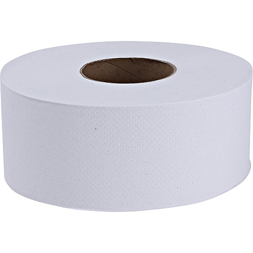 Genuine Joe&reg; Jumbo Roll Toilet Paper, White 2-Ply, 8 Rolls (GJO2506008)