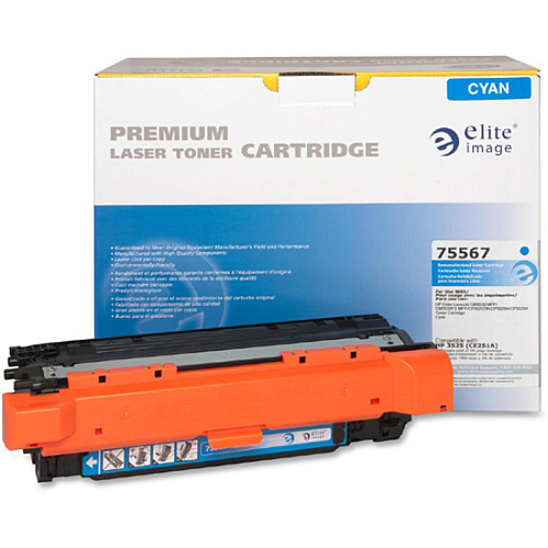 Elite Image Remanufactured Laser Toner Cartridge - Alternative for HP 504A (CE251A) - Cyan - 1 Each 7000 Pages (75567)