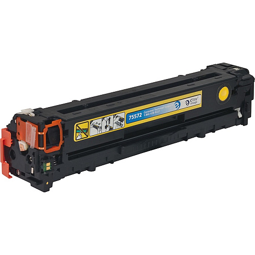 Elite Image Remanufactured Laser Toner Cartridge - Alternative for HP 128A (CE322A) - Yellow - 1 Each 1300 Pages (75572)