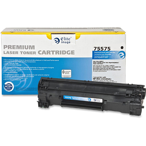 Elite Image Remanufactured Laser Toner Cartridge - Alternative for HP 85A (CE285A) - Black - 1 Each 1600 Pages (75575)