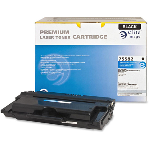 Elite Image Remanufactured Toner Cartridge - Alternative for Dell (330-2209) Laser - 6000 Pages - Black - 1 Each (75582)