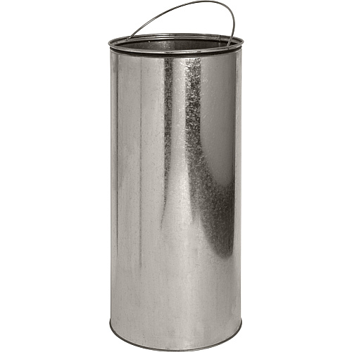 Genuine Joe 13.5 Gallon Pedal Receptacle Bin 13.50 gal Capacity - Easy to Clean, Foot Pedal - 37.4" Height x 17.5" Diameter - Steel - Stainless Steel - 1 Each (58888)