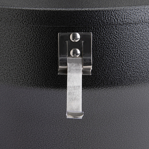Genuine Joe 4.25 Gal Fire-safe Smoking Receptacle 4.25 gal Capacity - Powder Coated, Durable, Weather Resistant, Fire-Safe, Handle - 37" Height x 16" Width - Galvanized Steel - Black - 1 Each (GJO58891)