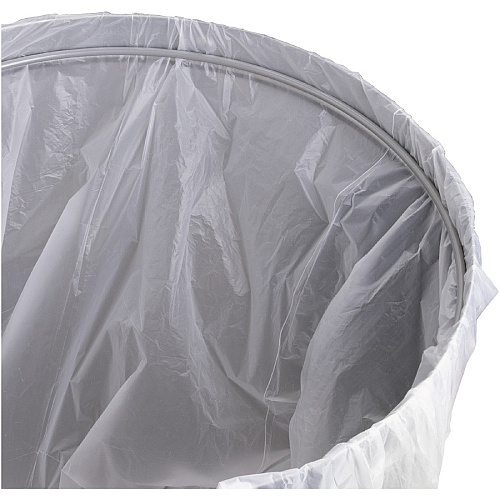 Genuine Joe 30 Gallon Stainless Steel Trash Receptacle 30 gal Capacity - Durable, Heavy Duty - 31.5" Height x 20" Diameter - Stainless Steel - Silver - 1 Each (GJO58895)