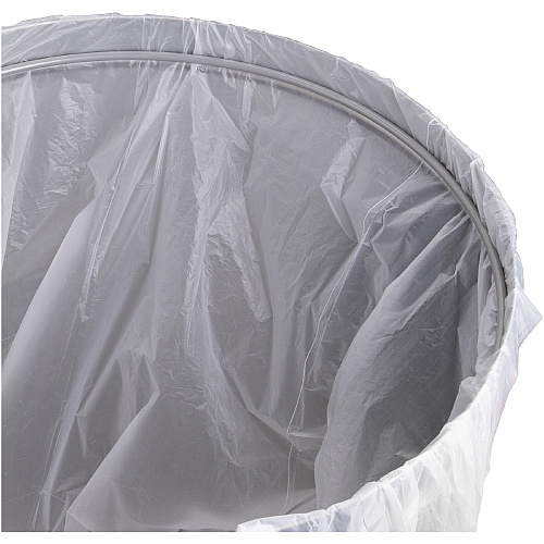 Genuine Joe 30 Gallon Stainless Steel Trash Receptacle 30 gal Capacity - Durable, Heavy Duty - 31.5" Height x 20" Diameter - Stainless Steel - Silver - 1 Each (GJO58895)