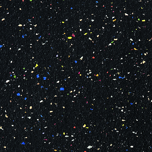 Ghent Recycled Bulletin Board with Aluminum Frame 48" Board Height x 60" Board Width - Confetti Rubber Surface - Self-healing, Washable, Durable, Stain Resistant, Fade Resistant, Recyclable, Textured Surface, Wear Resistant, Tear Resistant, Eco- (ATR45CF)