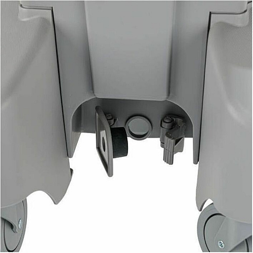 Unger SmartColor Dual-Compartment Mop Bucket 7.93 gal - Light Weight, Ergonomic Design, Caster, Comfortable - Plastic - Black - 1 / Carton (COMBG)