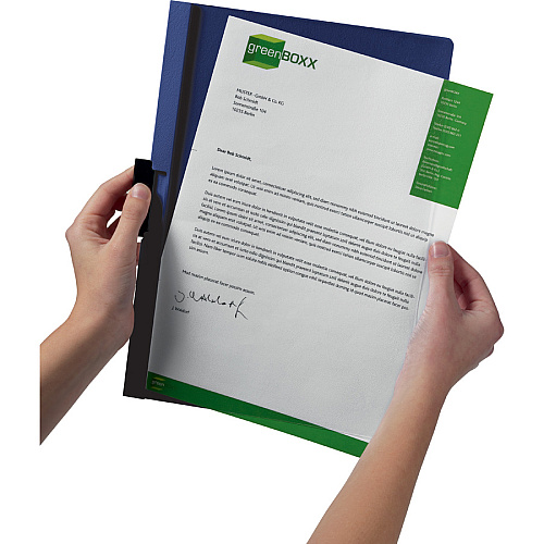 DURABLE&reg; DURACLIP&reg; Report Cover 8 1/2" x 11" - 30 Sheets Capacity - Vinyl, Steel - 1 Each (220307)