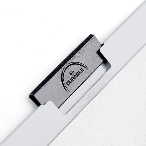 DURABLE&reg; DURACLIP&reg; Report Cover 8 1/2" x 11" - 30 Sheets Capacity - Vinyl, Steel - 1 Each (220307)