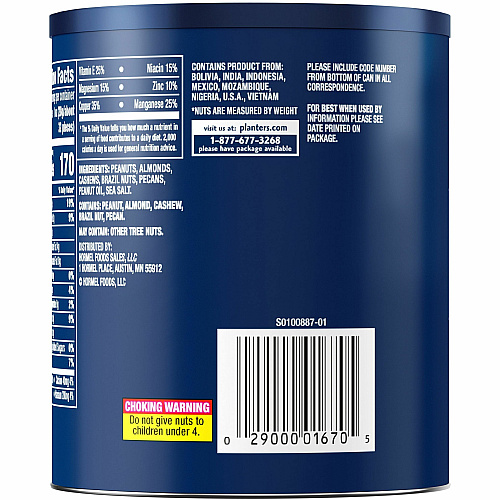 Hormel Foods Mixed Nuts 15 oz - 1 Each (GEN001670)