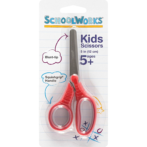 Fiskars Blunt Tip Kids Scissors 5" Overall Length - Stainless Steel - Blunted Tip - Assorted - 1 Each (1535201002)