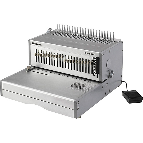 Fellowes Orion E 500 Electric Comb Binding Machine 9.8" Height x 15.8" Width x 19.8" Depth - Silver (5643201)