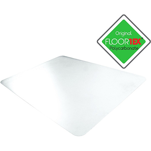 Desktex&reg; Polycarbonate Desk Pad 19" x 24" Rectangular - 19" Width x 24" Length x 0.03000" Depth - Clear Backing - Polycarbonate - Clear - TAA Compliant (FPDE1924RA)