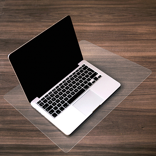Desktex&reg; Polycarbonate Desk Pad 19" x 24" Rectangular - 19" Width x 24" Length x 0.03000" Depth - Clear Backing - Polycarbonate - Clear - TAA Compliant (FPDE1924RA)