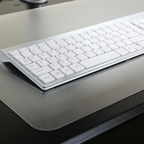 Desktex&reg; Polycarbonate Desk Pad 19" x 24" Rectangular - 19" Width x 24" Length x 0.03000" Depth - Clear Backing - Polycarbonate - Clear - TAA Compliant (FPDE1924RA)