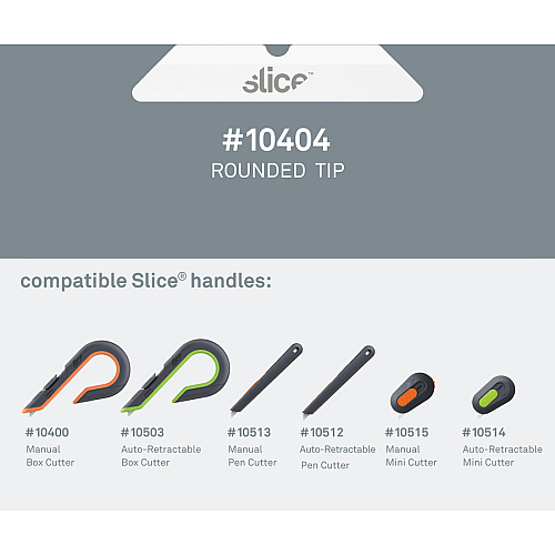 Slice Replacement Blade 1.30" Length - Rust Resistant, Dual-sided - Ceramic - 4 / Pack (10404)