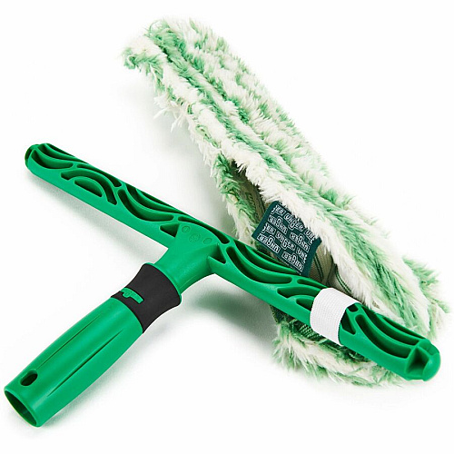 Unger Monsoon Plus StripWasher Sleeves For Squeegee - Green, White - Woven, Cloth18" Length - 1 Each (MS450)