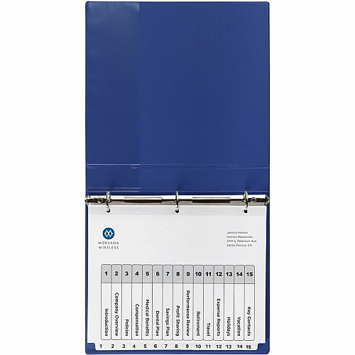 Avery Dividers, 15 Tabs, Ready Index 45 x Divider(s) - 45 Tab(s) - Digit - 1-15 - 15 Tab(s)/Set - 8.5" Divider Width x 11" Divider Length - 3 Hole Punched - White Paper Divider - White Paper Tab(s) - Hole-punched, Printable, Pre-printed, (3 Sets of 11079)