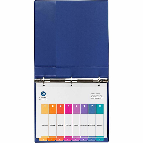 Avery Dividers, 8 Tabs, Ready Index 24 x Divider(s) - 24 Tab(s) - Digit - 1-8 - 8 Tab(s)/Set - 8.5" Divider Width x 11" Divider Length - 3 Hole Punched - White Paper Divider - Multicolor Paper Tab(s) - Hole-punched, Printable, Reinforced (3 Sets of 11071)