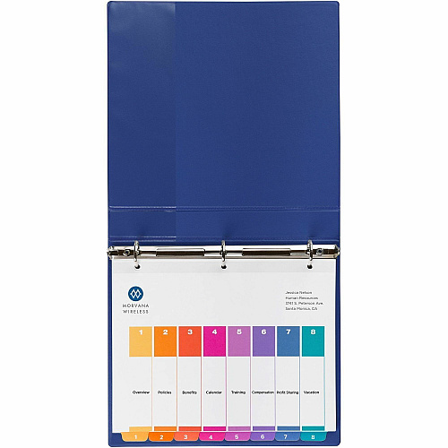 Avery Dividers, 8 Tabs, Ready Index 24 x Divider(s) - 24 Tab(s) - Digit - 1-8 - 8 Tab(s)/Set - 8.5" Divider Width x 11" Divider Length - 3 Hole Punched - White Paper Divider - Multicolor Paper Tab(s) - Hole-punched, Printable, Reinforced (3 Sets of 11071)