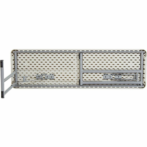 National Public Seating BT1800 Series Seminar Folding Tables Speckled Gray, Textured Top - Gray Cantilever, Textured, Powder Coated Base - 700 lb Capacity - 60" Table Top Length x 18" Table Top Width x 2" Table Top Thickness - 29.50" Height - Sem (BT1860)