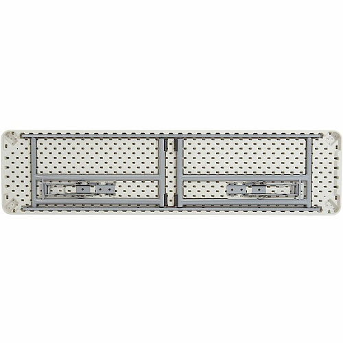National Public Seating BT1800 Series Seminar Folding Tables Speckled Gray, Textured Top - Gray Cantilever, Textured, Powder Coated Base - 700 lb Capacity - 72" Table Top Length x 18" Table Top Width x 2" Table Top Thickness - 29.50" Height - Sem (BT1872)