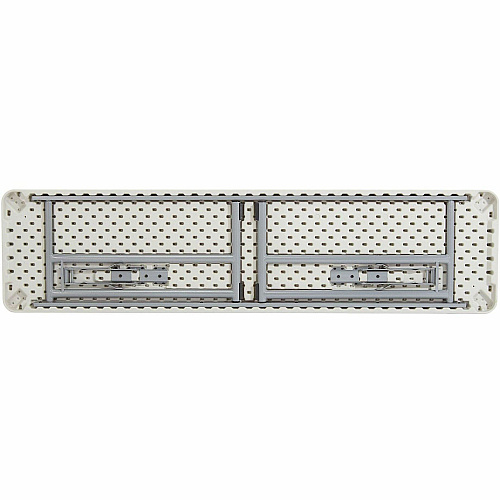 National Public Seating BT1800 Series Seminar Folding Tables Speckled Gray, Textured Top - Gray Cantilever, Textured, Powder Coated Base - 700 lb Capacity - 72" Table Top Length x 18" Table Top Width x 2" Table Top Thickness - 29.50" Height - Sem (BT1872)