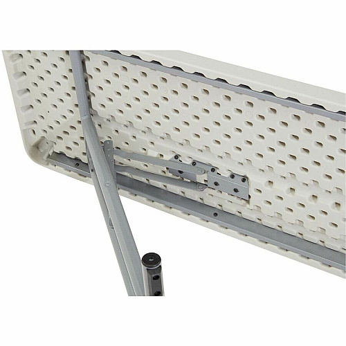 National Public Seating BT1800 Series Seminar Folding Tables Speckled Gray, Textured Top - Gray Cantilever, Textured, Powder Coated Base - 700 lb Capacity - 72" Table Top Length x 18" Table Top Width x 2" Table Top Thickness - 29.50" Height - Sem (BT1872)