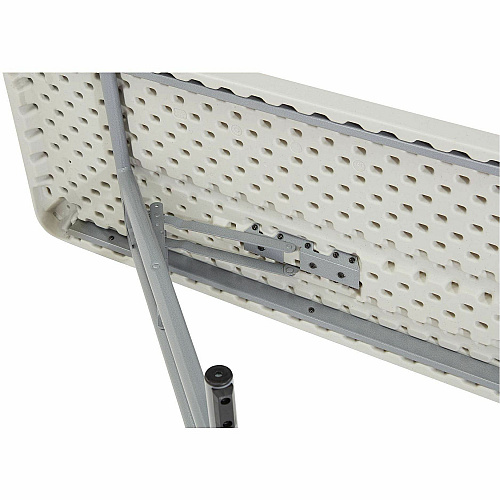 National Public Seating BT1800 Series Seminar Folding Tables Speckled Gray, Textured Top - Gray Cantilever, Textured, Powder Coated Base - 700 lb Capacity - 72" Table Top Length x 18" Table Top Width x 2" Table Top Thickness - 29.50" Height - Sem (BT1872)