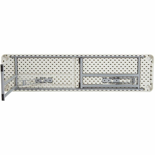 National Public Seating BT1800 Series Seminar Folding Tables Speckled Gray, Textured Top - Gray Cantilever, Textured, Powder Coated Base - 700 lb Capacity - 72" Table Top Length x 18" Table Top Width x 2" Table Top Thickness - 29.50" Height - Sem (BT1872)