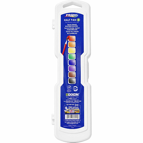 Prang Half Pan Watercolor Set 8 Color(s) - Assorted - 8 / Set (08000)